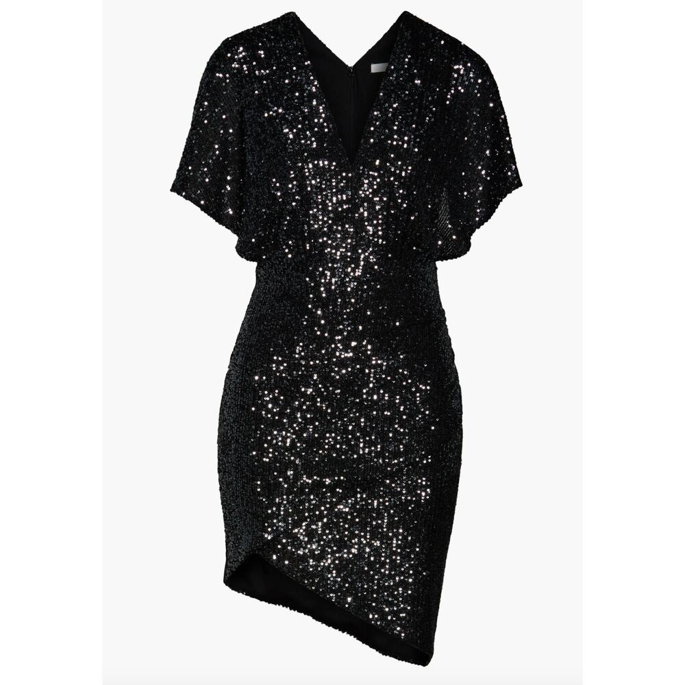 Nordstroms Harlyn Asymmetrical Sequin Cocktail Dress Size XS - Picture 5 of 10